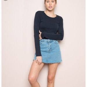 Brandy Melville Juliette Denim Skirt
